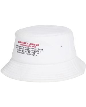 Burberry Hat Cotton - White