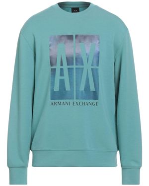 ARMANI EXCHANGE Sky T-Shirt Modal, Polyester, Elastane - Blue