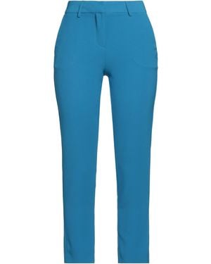 SIMONA CORSELLINI Azure Pants Polyester, Elastane - Blue