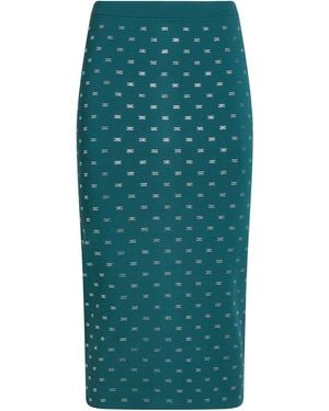 Elisabetta Franchi Midi Skirt - Green