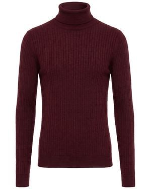 Zanone Rollkragenpullover - Rot