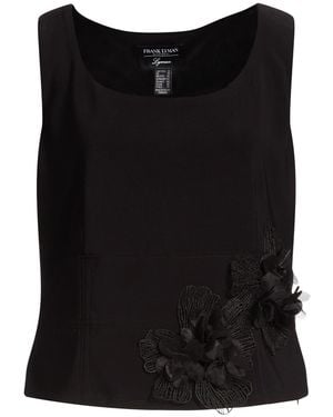 FRANK LYMAN Top Polyester, Elastane - Black
