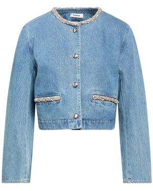 Sandro Jeansjacke/-Mantel - Blau