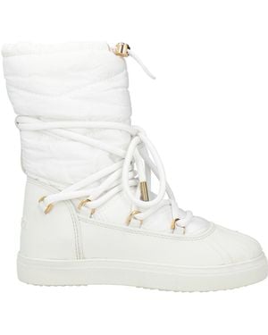 Inuikii Ankle Boots Textile Fibers - White