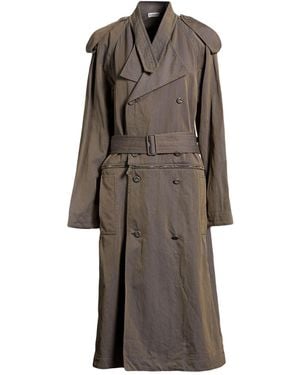 Burberry Overcoat & Trench Coat Cotton, Linen - Brown