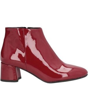 ADELIA Ankle Boots Leather - Red