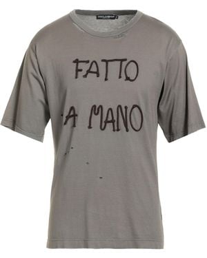 Dolce & Gabbana T-Shirt Cotton - Gray