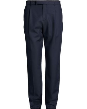 Lardini Midnight Trousers Wool, Mohair Wool - Blue