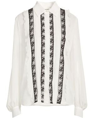 P.A.R.O.S.H. P.A.R.O..H. Shirt Polyester - White