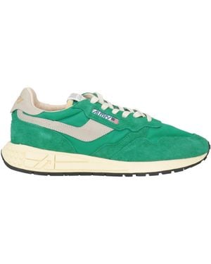 Autry Sneakers Leather, Textile Fibers - Green