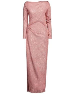 Circus Hotel Sequined Knit Maxi Dress - Pink