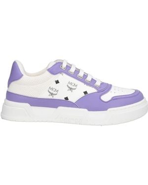 MCM Sneakers Textile Fibers, Leather - Purple