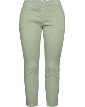 120% Lino Pantalone - Verde