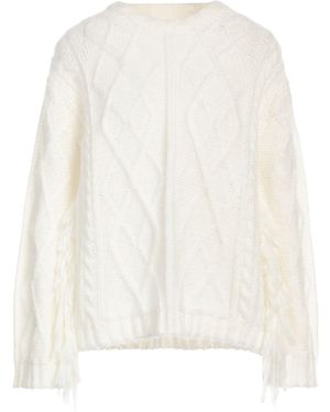 Pink Memories Jumper - White