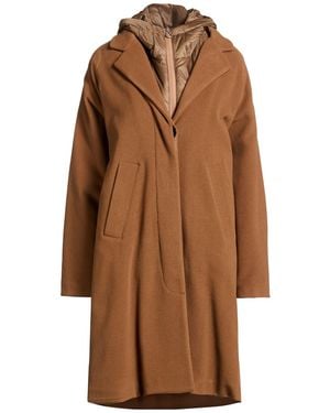Paltò Camel Coat Wool, Polyamide, Cashmere - Brown