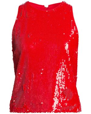 MSGM Top Polyester, Elastane - Red