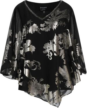 FRANK LYMAN Top Polyester, Elastane - Black