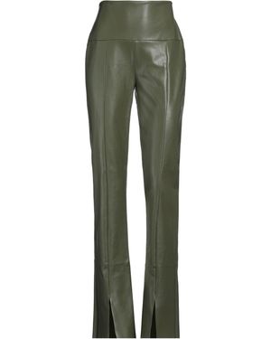 Norma Kamali Pantalon - Vert