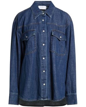 Soallure Denim Shirt Cotton - Blue