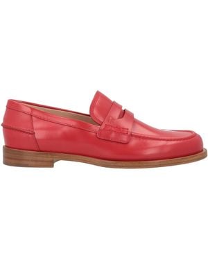 Gianvito Rossi Loafers Leather - Red