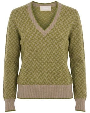 Drumohr Military Sweater Cashmere - Green