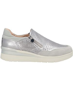 Stonefly Sneakers Leather, Textile Fibers, Synthetisches Material - White