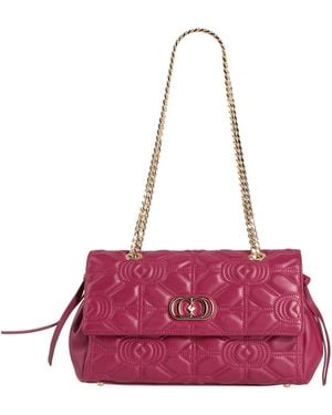 La Carrie Shoulder Bag Leather - Purple
