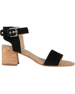 The Flexx Sandals Leather, Textile Fibers - Black