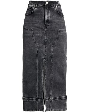 Pinko Denim Skirt Cotton, Elastane - Gray