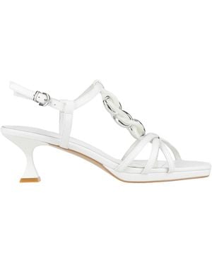 Luciano Barachini Sandals Leather - White