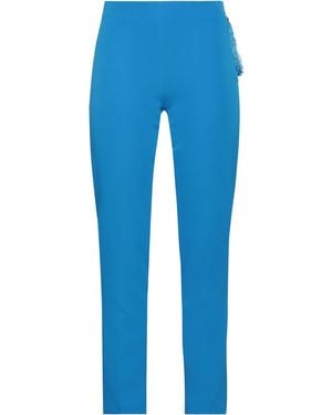Cristinaeffe Azure Pants Polyester, Elastane - Blue