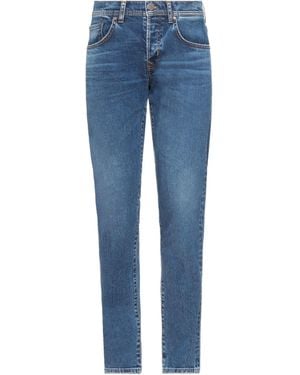 Brian Dales Denim Trousers - Blue