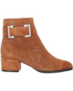 Sergio Rossi Ankle Boots Leather - Brown