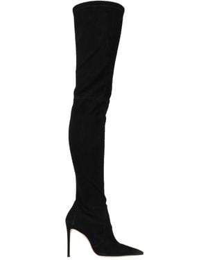 Stuart Weitzman Boot Leather - Black