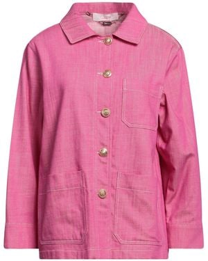 Clips More Denim Shirt - Pink