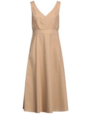 Biancoghiaccio Midi Dress - Natural