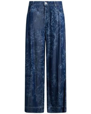 Twinset Pants Lyocell - Blue