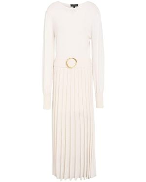 ESCADA Midi Dress Virgin Wool, Viscose - White