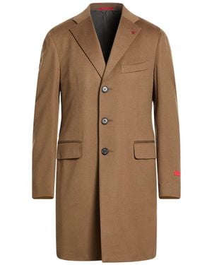 Isaia Coat Wool - Brown