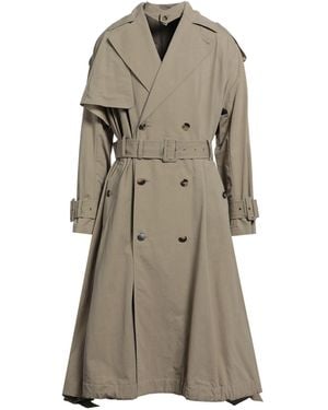 Valentino Garavani Overcoat & Trench Coat Cotton - Natural