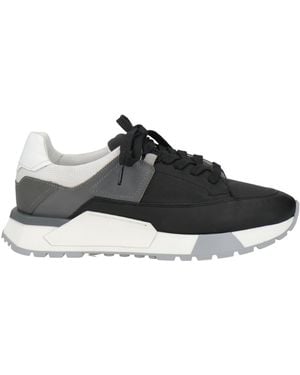 Cerruti 1881 Sneakers Leather, Textile Fibers - Black