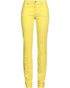Angelo Marani Pantalon En Jean - Jaune