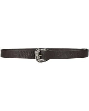FRONT STREET 8 Dark Belt Leather - Brown