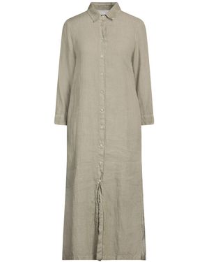 120% Lino Midi Dress - Natural