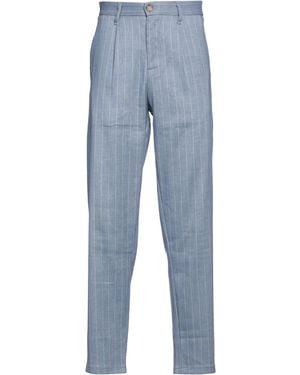 Imperial Slate Pants Polyester, Linen, Viscose, Elastane - Blue