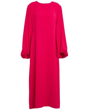 P.A.R.O.S.H. Fuchsia Midi Dress Polyester - Pink