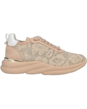 Baldinini Blush Sneakers Calfskin, Textile Fibers - Natural