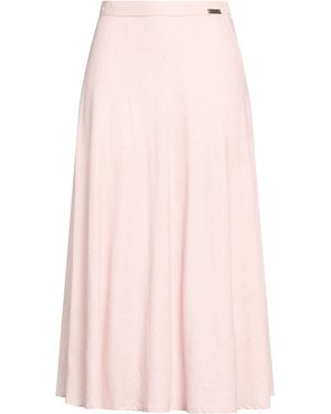 Manzoni 24 Midi Skirt Linen, Virgin Wool, Silk - Pink