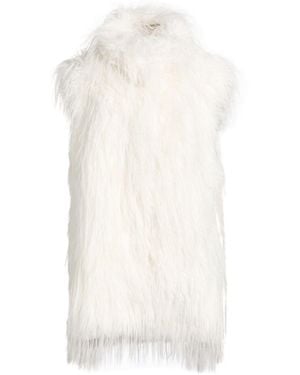 Pinko Shearling & Teddy - White