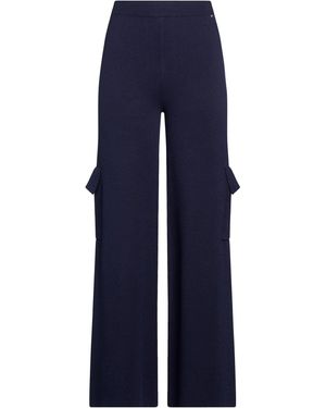White Wise Trouser - Blue